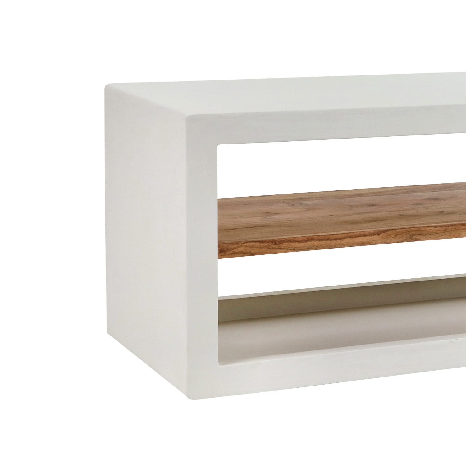 Minimalistyczna szafka biała japandi, naturalhomedecor