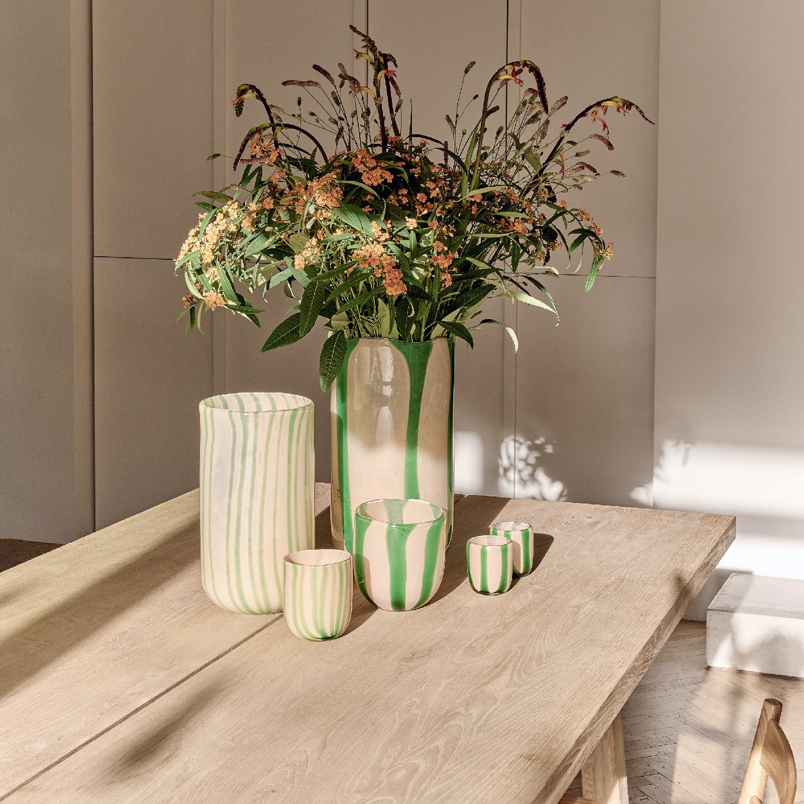 świecznik szklany Cannes Pomax, Natural Home Decor