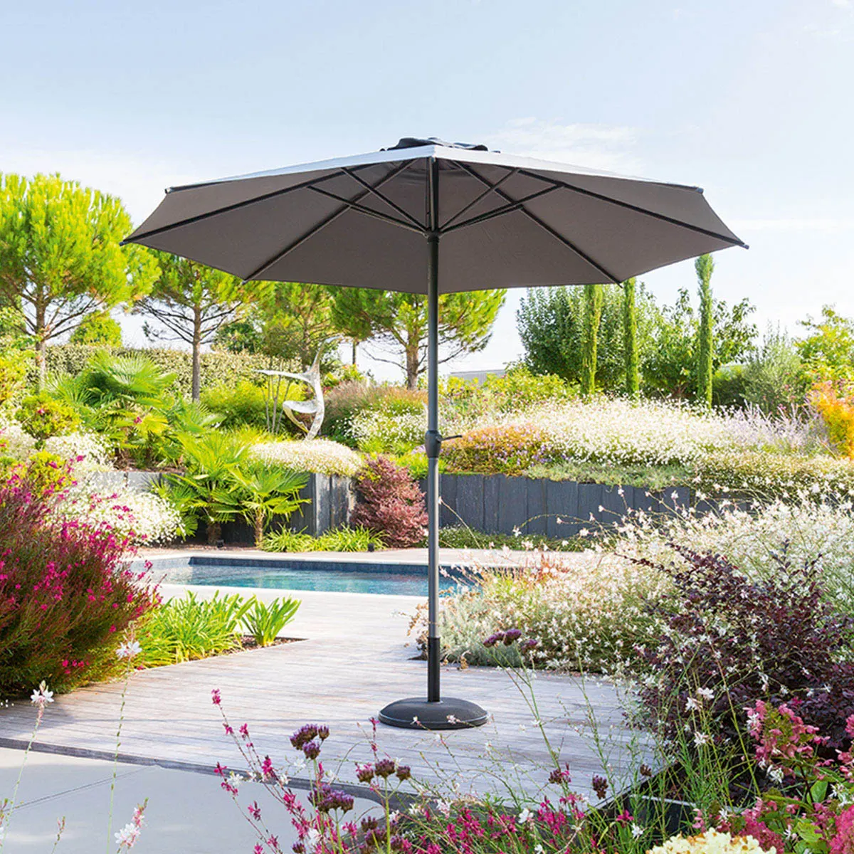 parasol ogrodowy okrągły Hesperide, sklep natural home decor