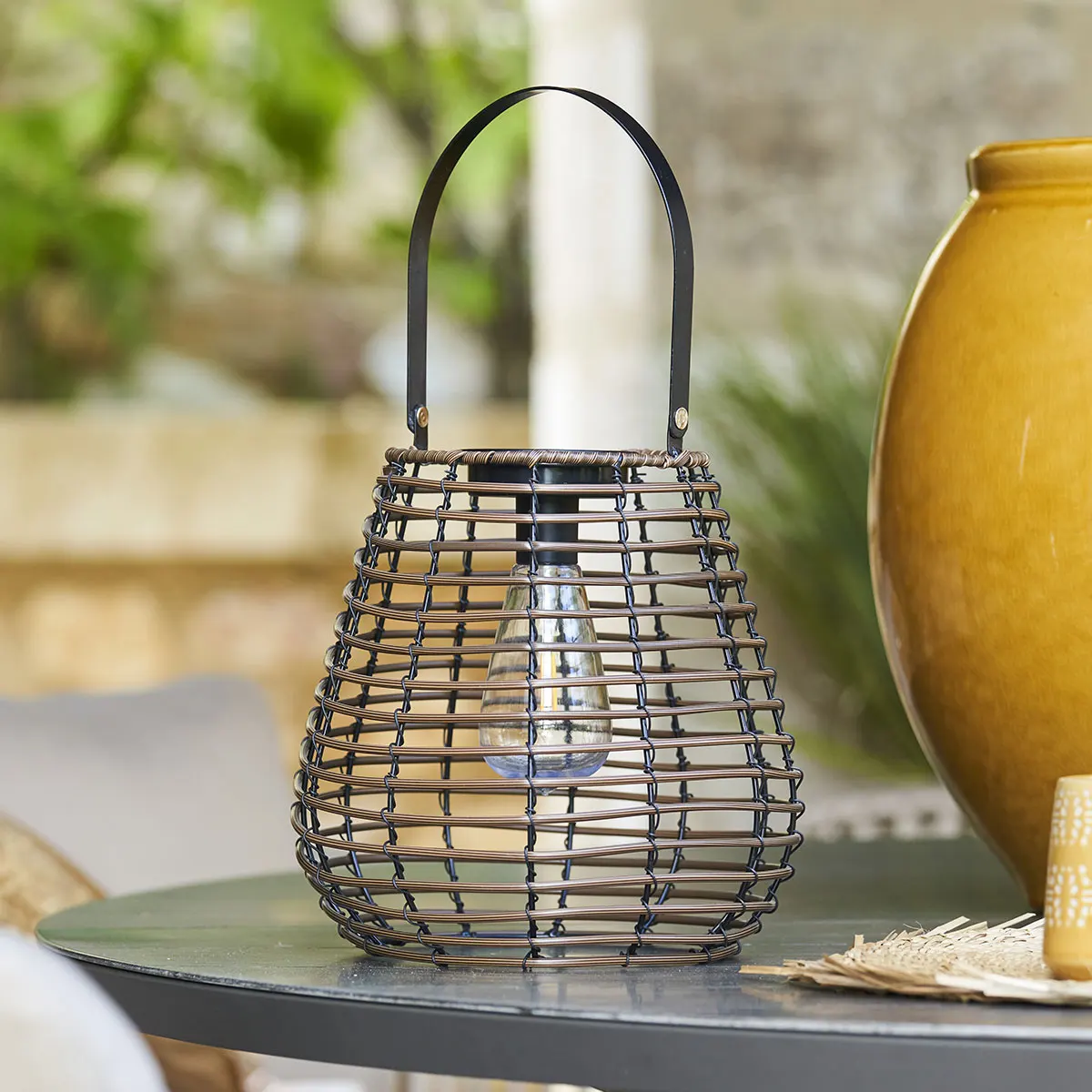 solarny lampion Atmosphera, natural home decor