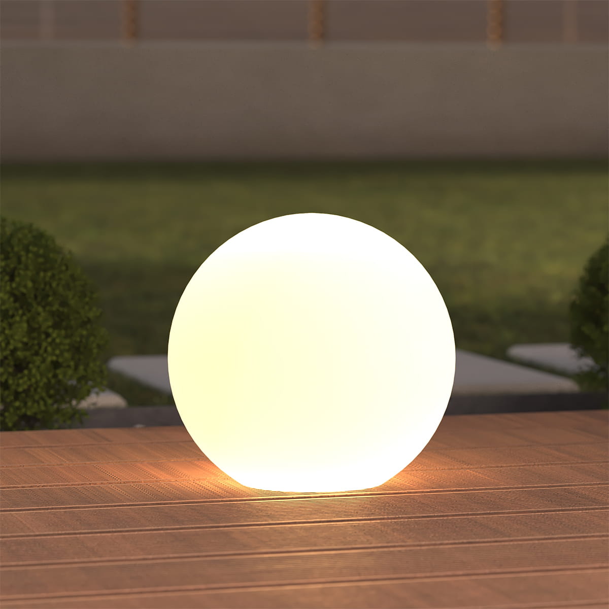 lampa kula zewnętrzna Atmosphera, natural home decor