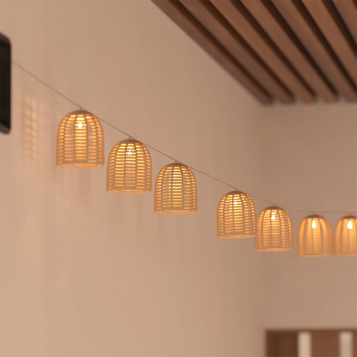 girlanda solarna ogrodowa Atmosphera, natural home decor