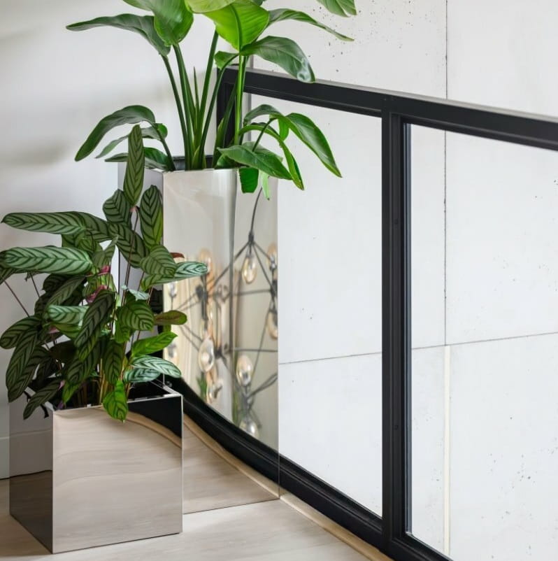 donica lustrzana, natural home decor