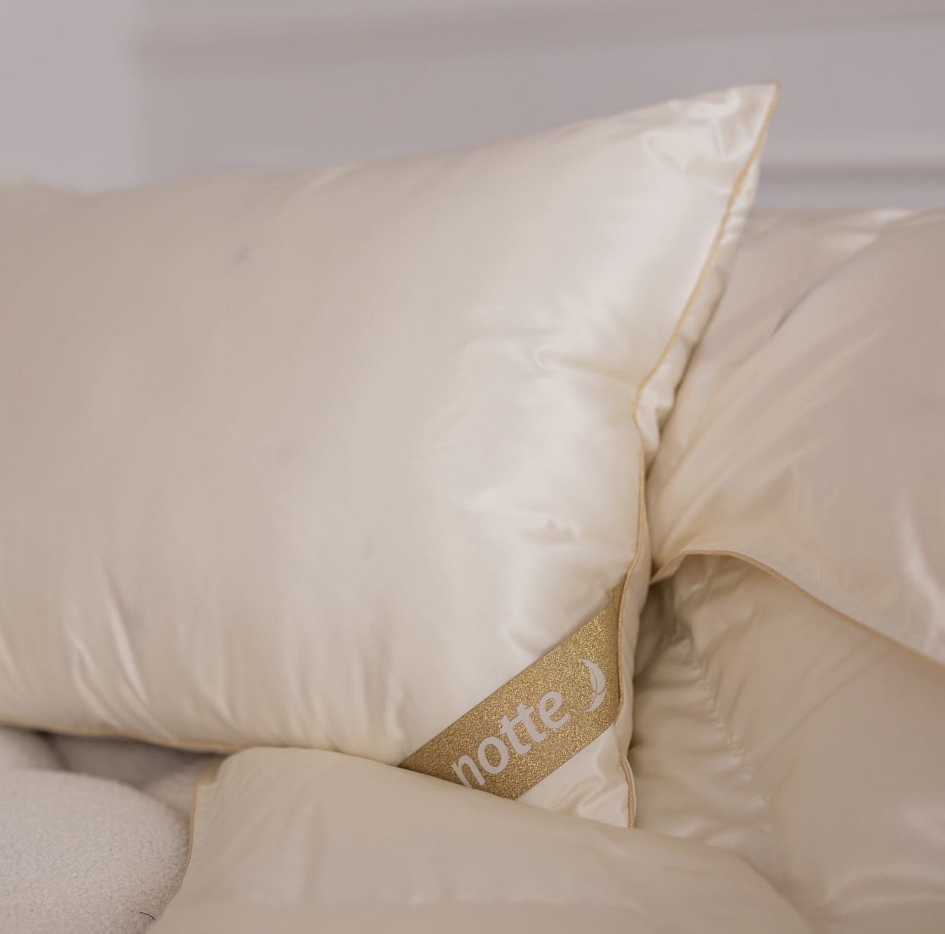 poduszki z puchu gęsiego, natural home decor