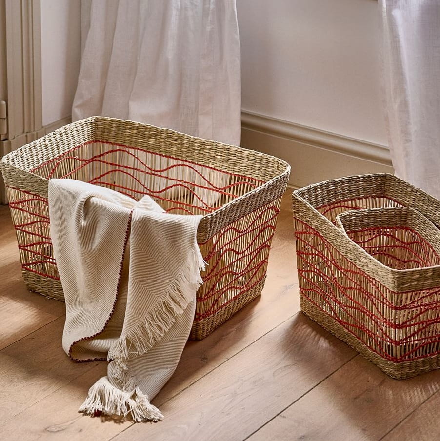 kosz z trawy morskiej Pomax, Natural Home Decor