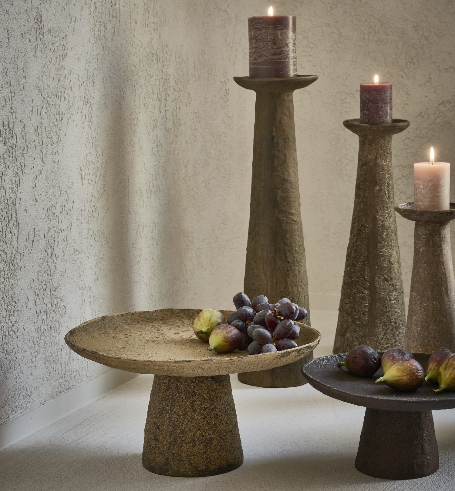 metalowy świecznik Pomax, Natural Home Decor