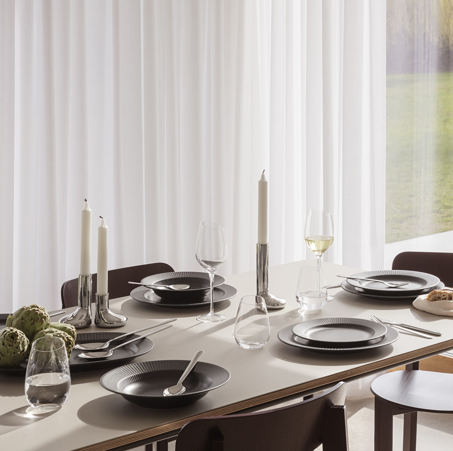 Świecznik nowoczesny Eva Solo Natural Home Decor