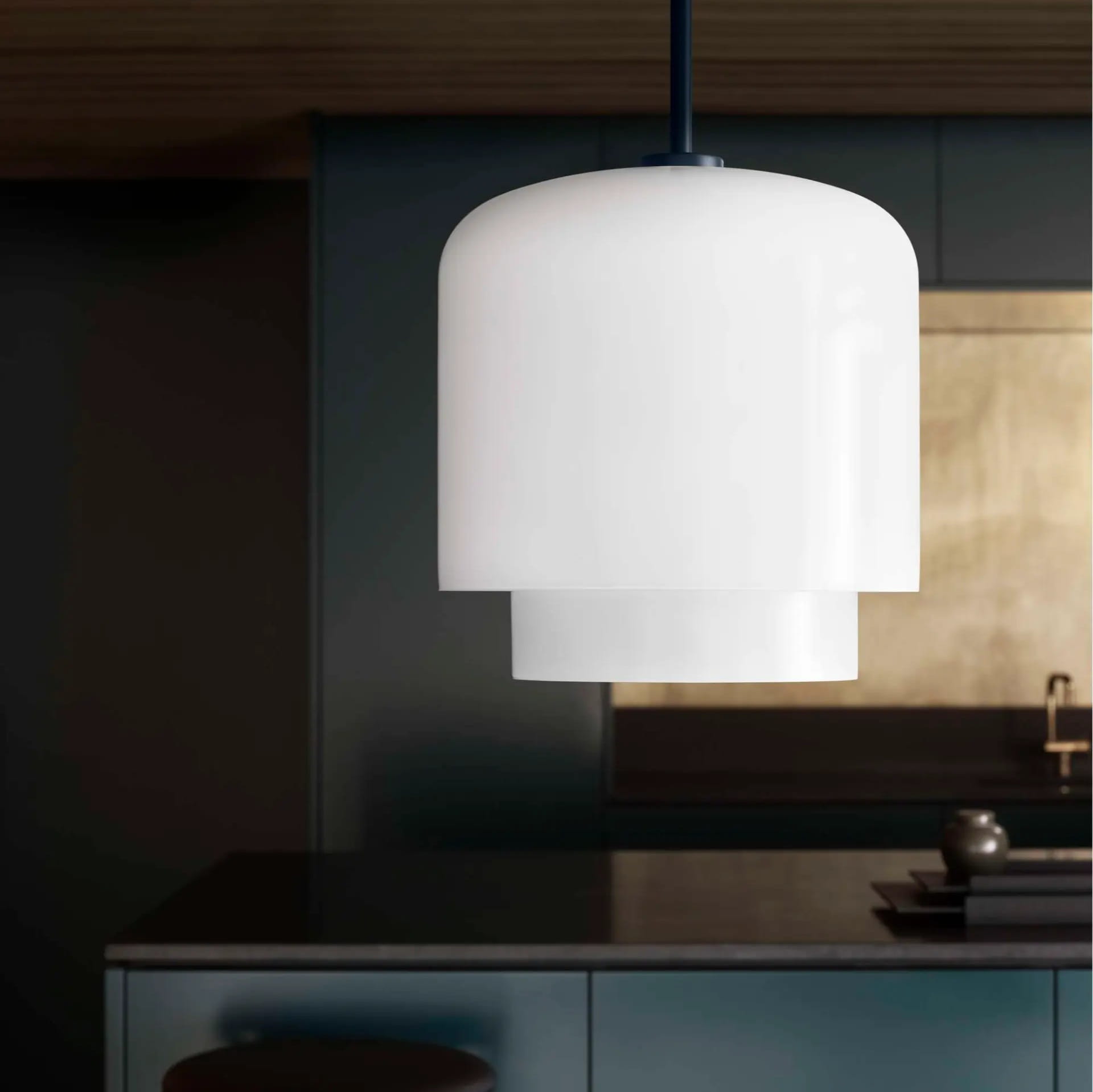 szklana lampa wisząca Please Wait to Be Seated, naturalhomedecor