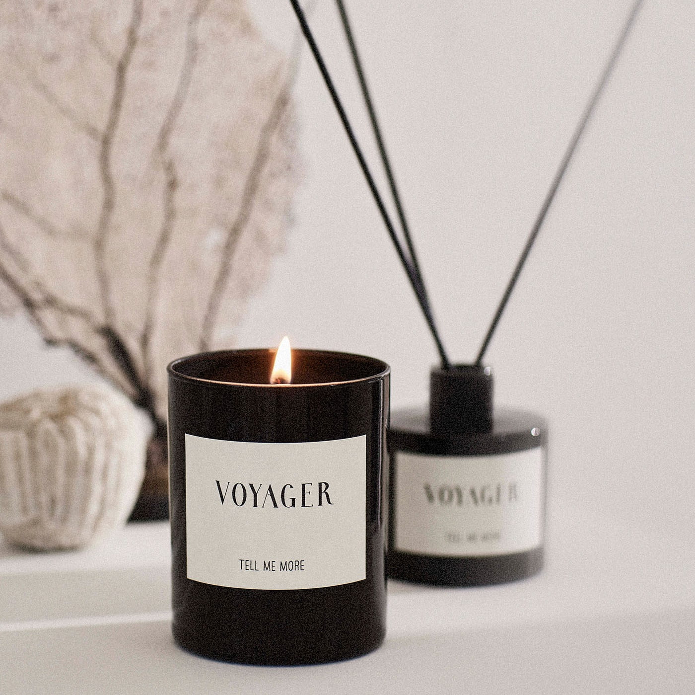 świeca zapachowa z naturalnego wosku Tell Me More, Natural Home Decor