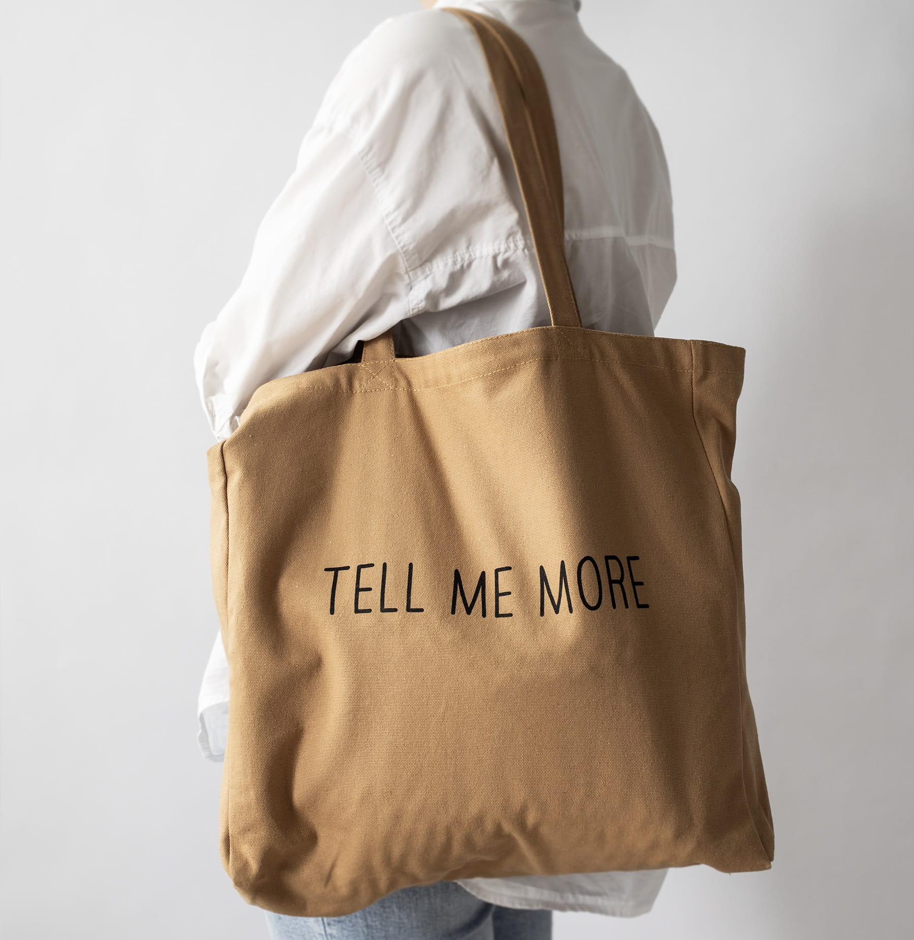 torba shoper na zakupy Tell Me More, Natural Home Decor