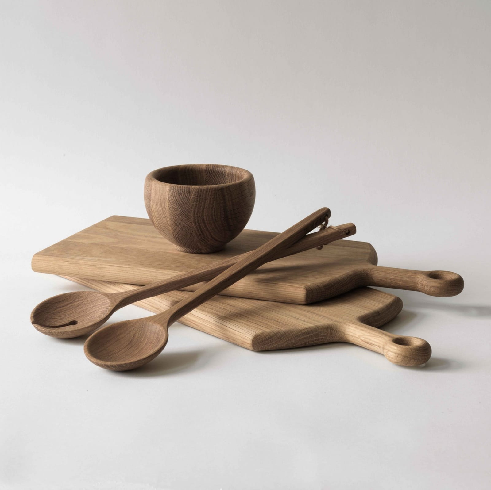 łyżki do sałatek drewniane Tell Me More, Natural Home Decor