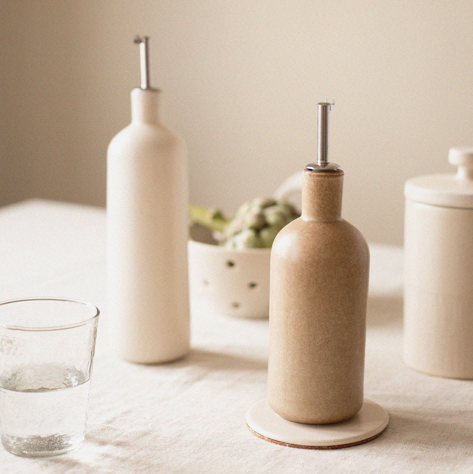 butelka na oliwę Tell Me More, Natural Home Decor