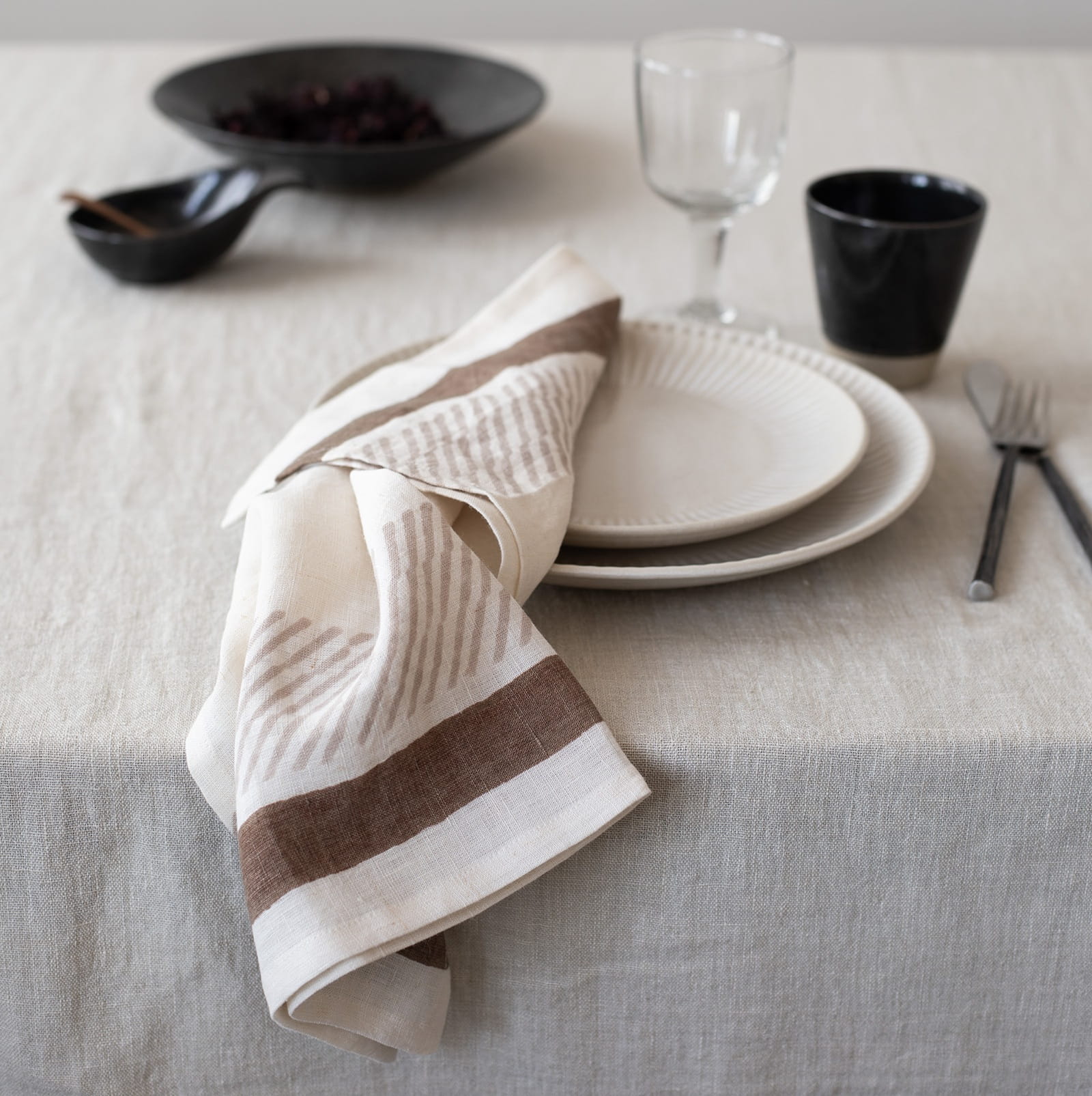 lniane serwetki Tell Me More, Natural Home Decor