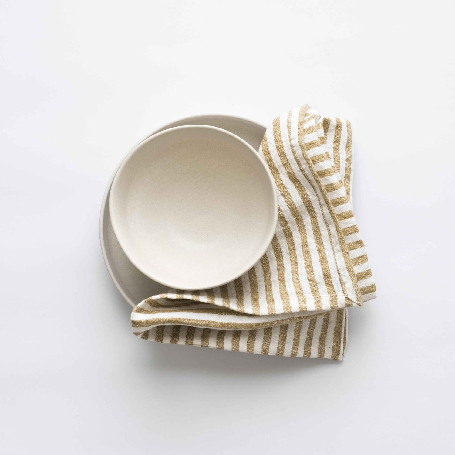 lniane serwetki w paski Tell Me More, Natural Home Decor