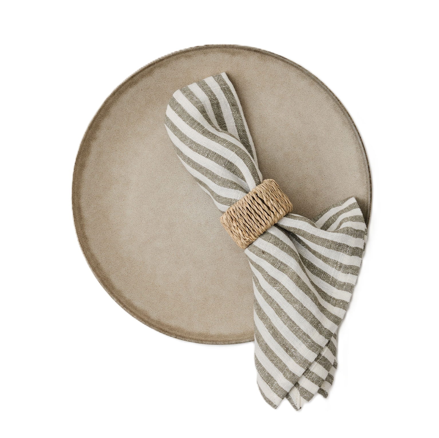 lniane serwetki w paski Tell Me More, Natural Home Decor