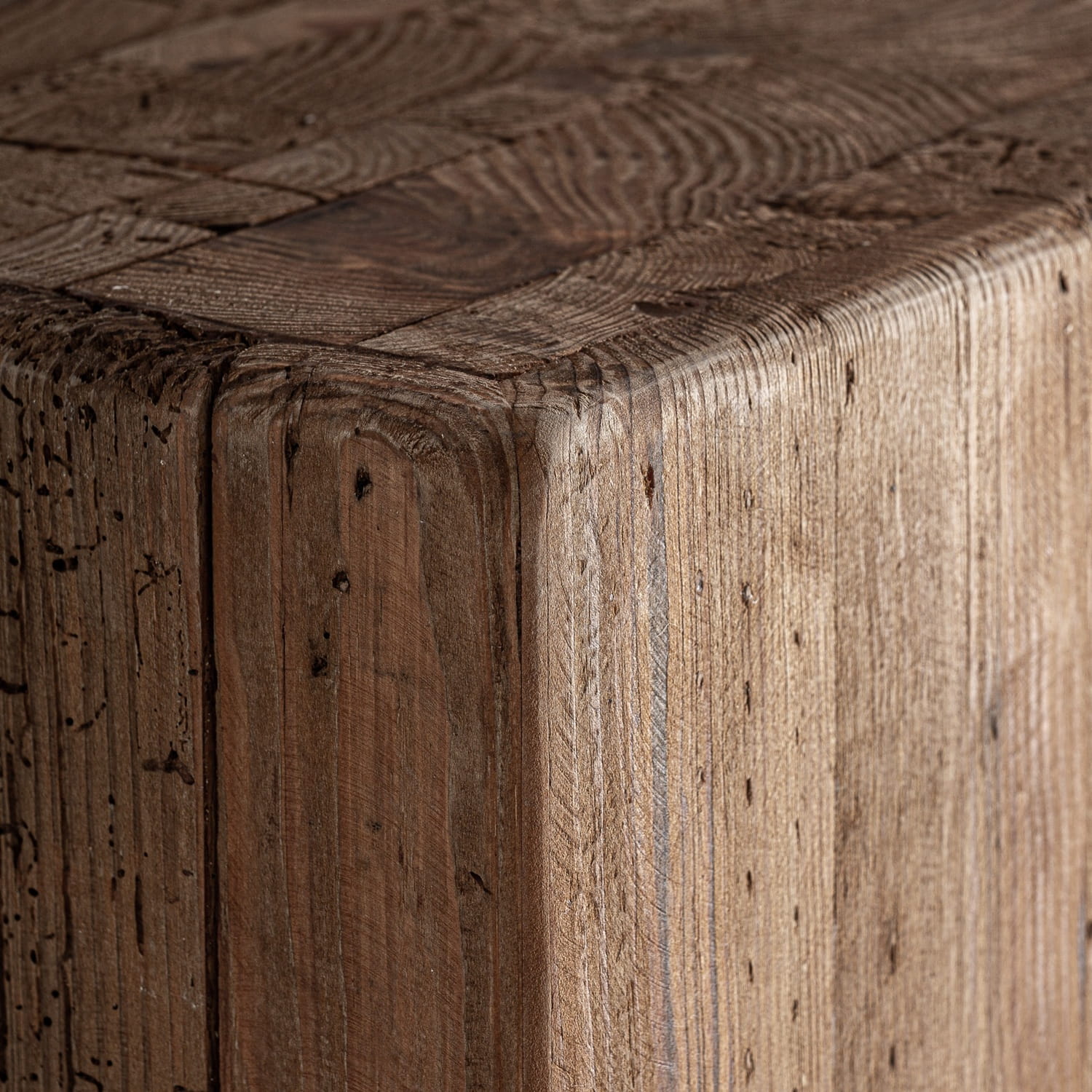 drewniany postument, Natural Home Decor