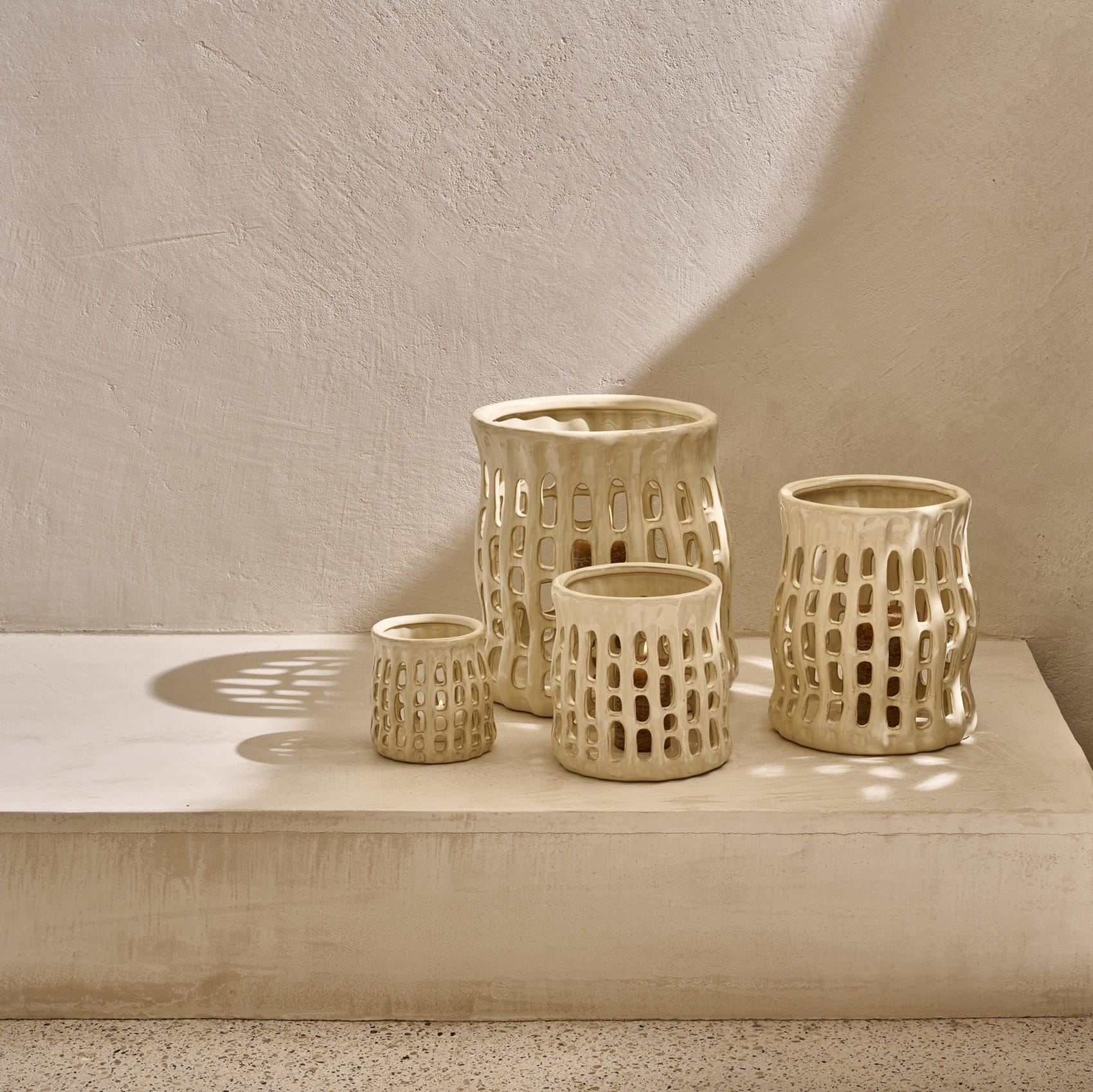 świecznik ceramiczny, Pomax, Natural Home Decor