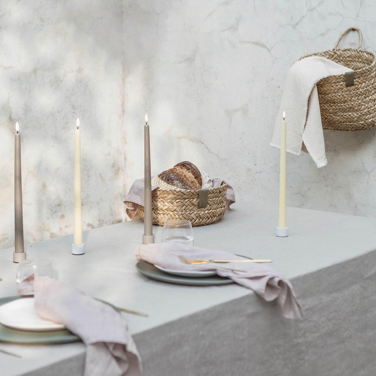 świecznik minimalistyczny, Natural Home Decor