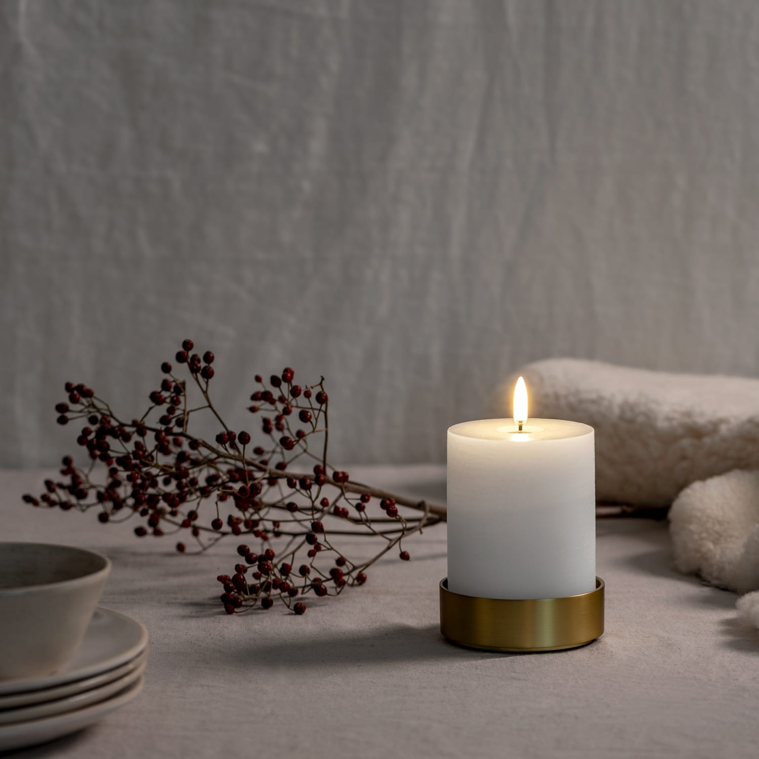 świecznik minimalistyczny, Natural Home Decor