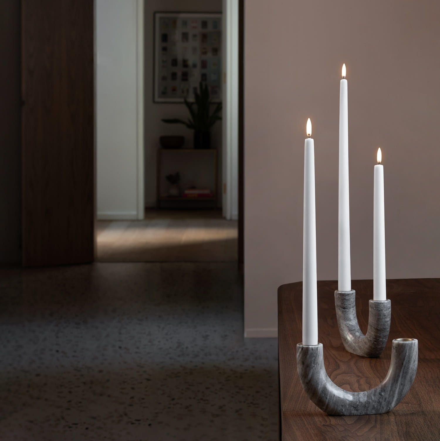 elegancki świecznik, Natural Home Decor
