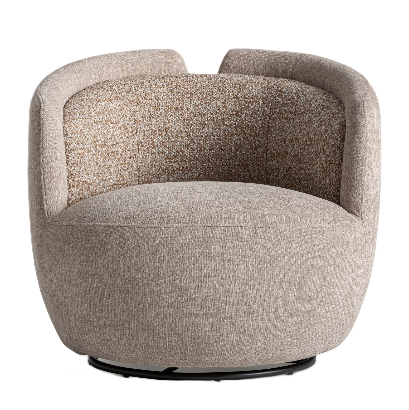 Fotel obrotowy do salonu, Natural Home Decor