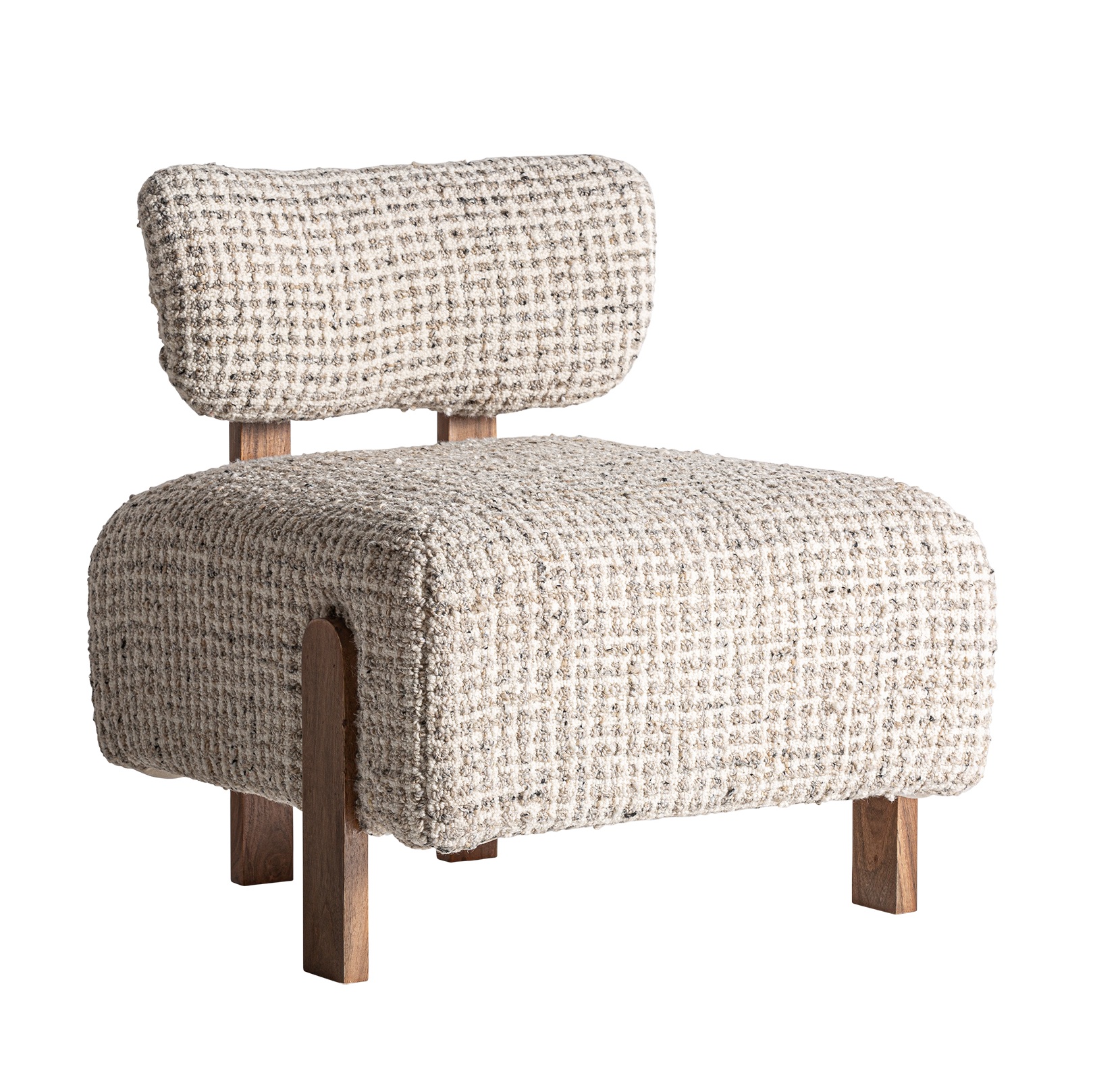 Fotel minimalistyczny, Natural Home Decor