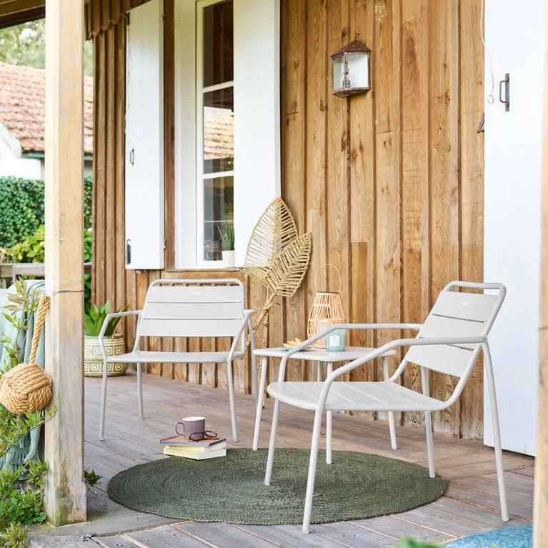 fotel ogrodowy metalowy, sklep natural home decor
