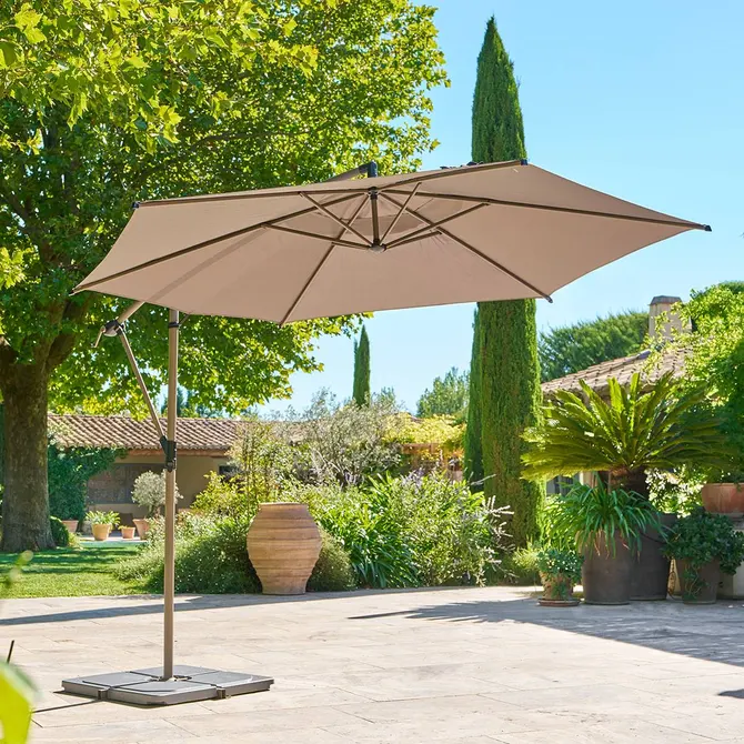 parasol ogrodowy boczny Hesperide, sklep natural home decor