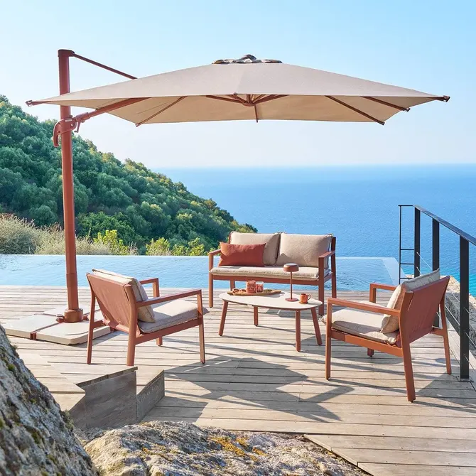 parasol ogrodowy duży Hesperide, sklep natural home decor