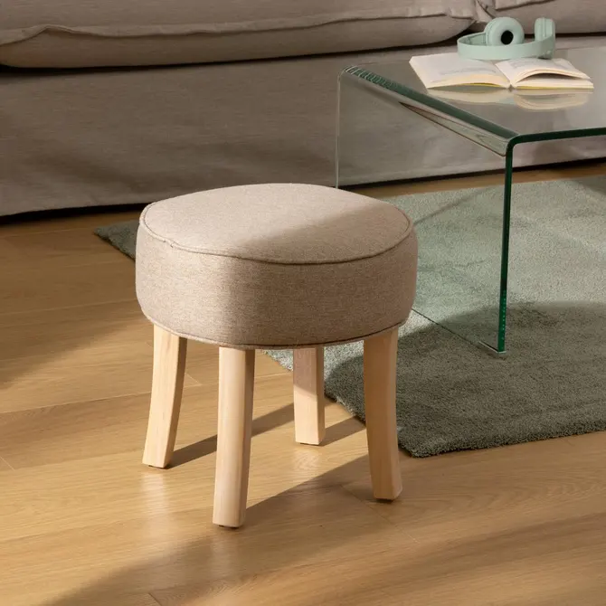 niski taboret tapicerowany, Home Decor