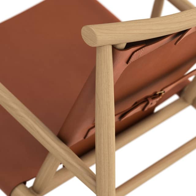 fotel do salonu Samurai Norr Natural Home Decor