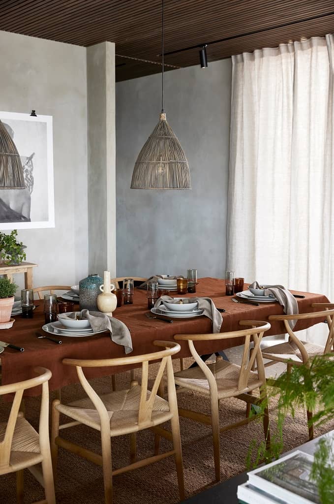 Zasłony lniane do salonu Natural Home Decor