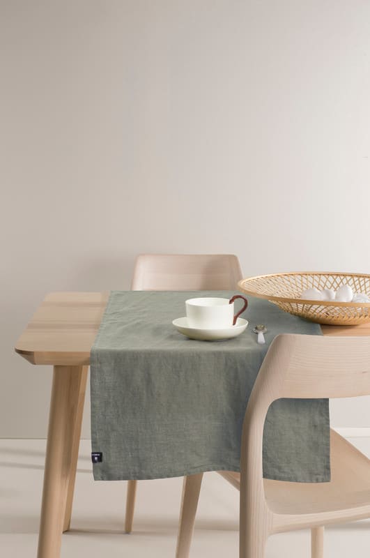 Lniany bieżnik na stół wielkanocny Natural Home Decor