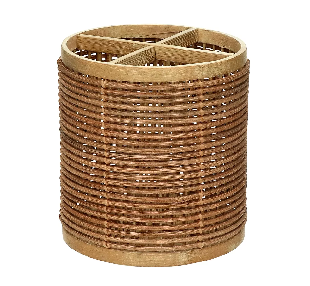 Pojemnik na przybory kuchenne z bambusa Natural Home Decor