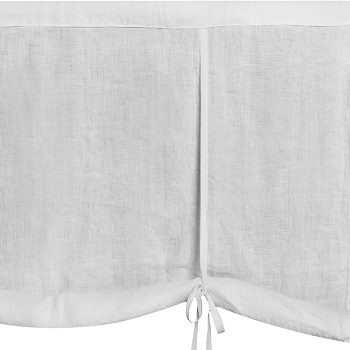 Lniana zasłona do kuchni i łazienki Natural Home Decor