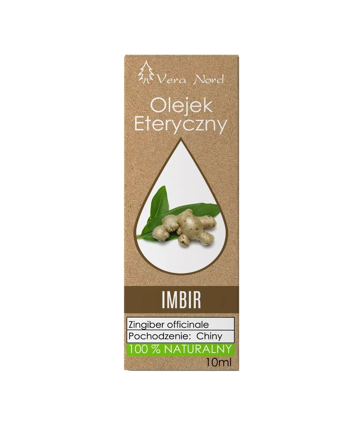 olejek imbirowy naturalny olejek eteryczny Vera Nord Natural Home Decor