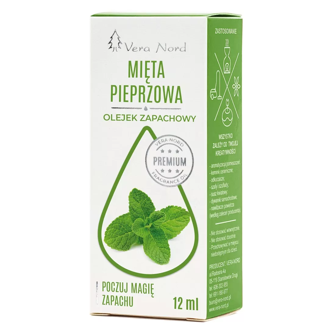 Olejek zapachowy olejek z mięty pieprzowy Vera Nord Natural Home Decor