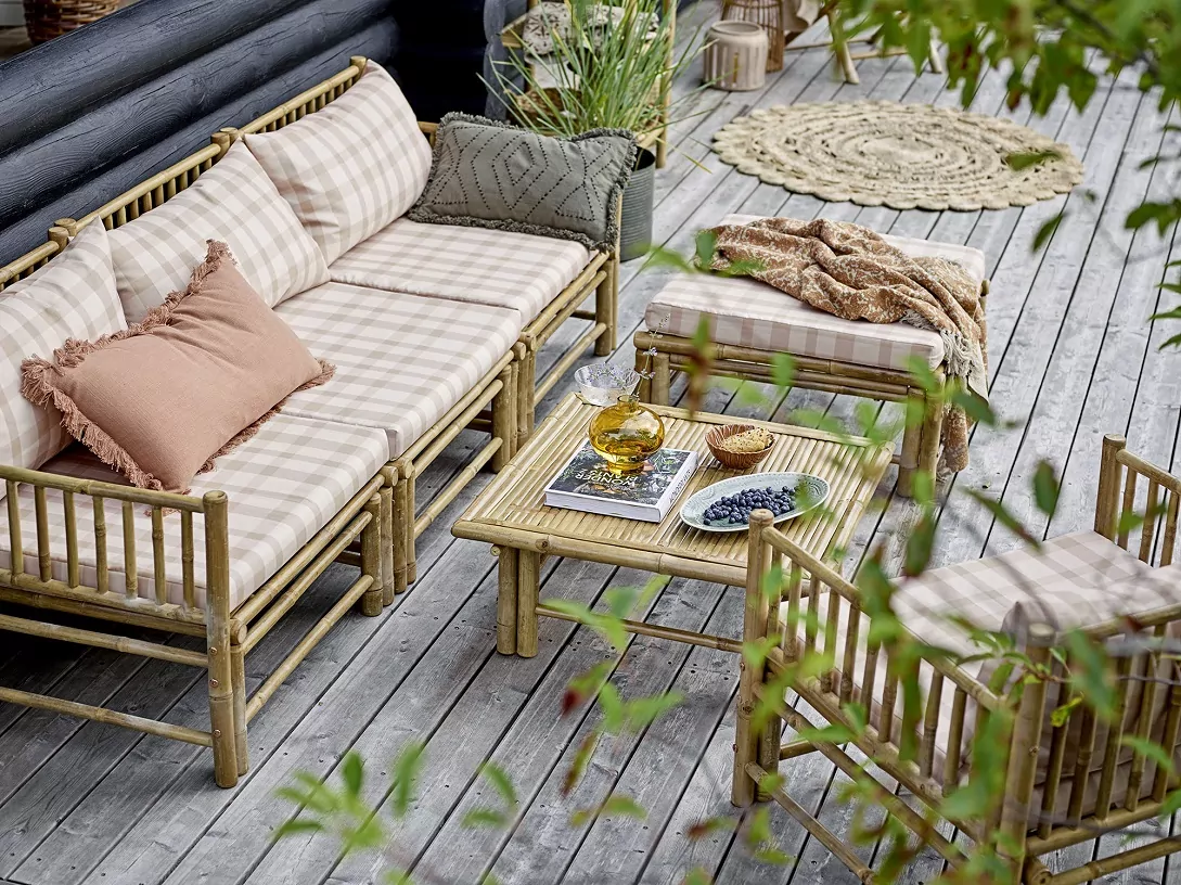 Kanapa ogrodowa bambusowa modułowa Natural Home Decor