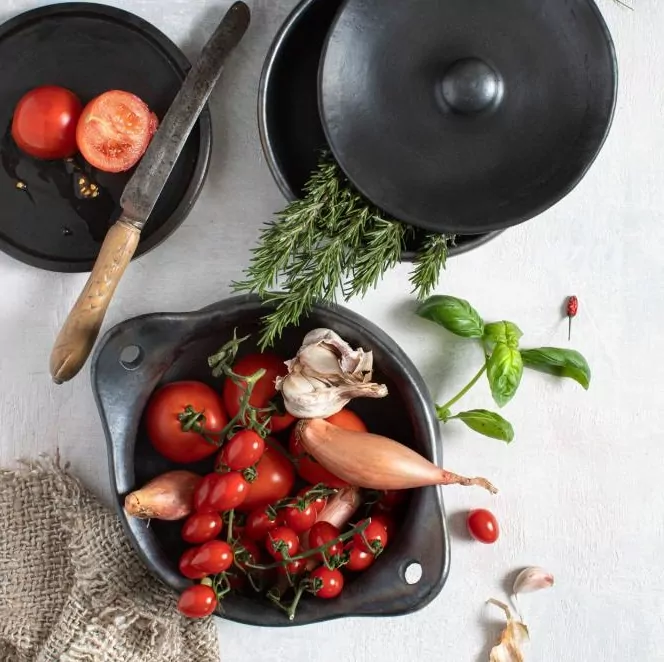 Naczynie do serwowania z pokrywką Natural Home Decor Bazar Bizar