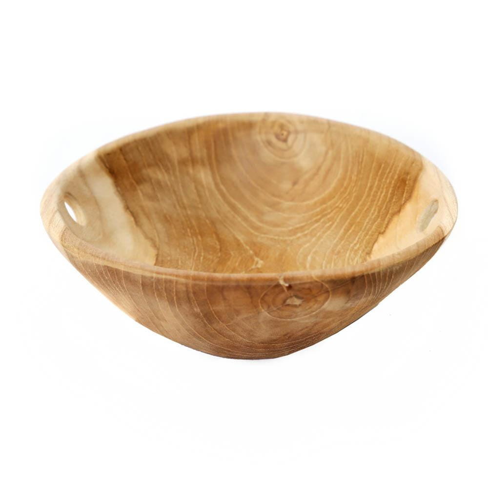 Drewniana misa z teku Natural Home Decor