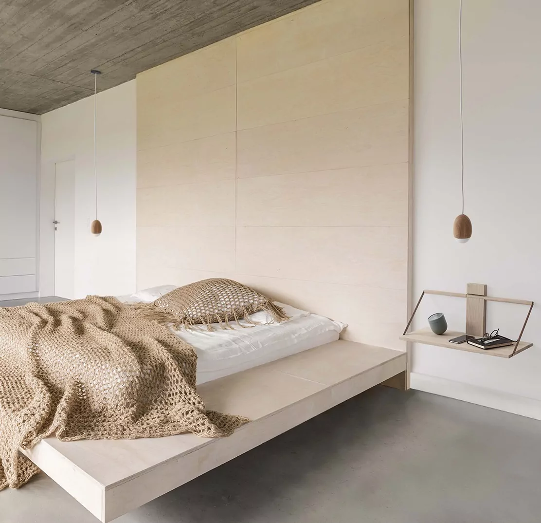 Półka na ścianę drewniana Natural Home Decor