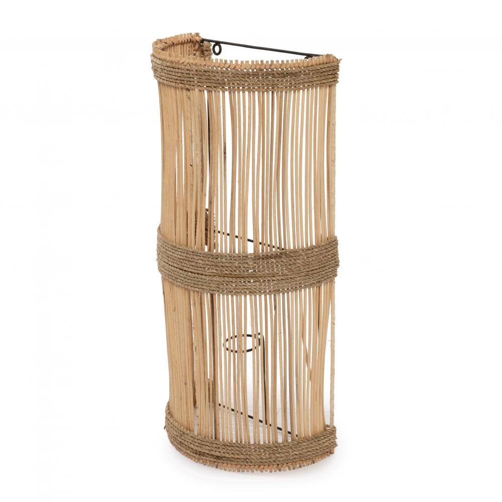 Klosz do kinkietu rattanowy Natural Home Decor