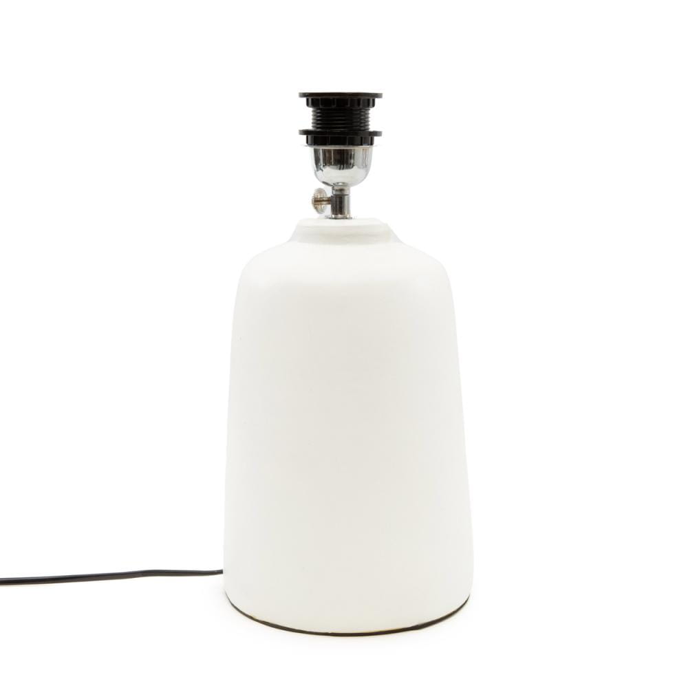 Lampa stołowa biała nowoczesna Natural Home Decor