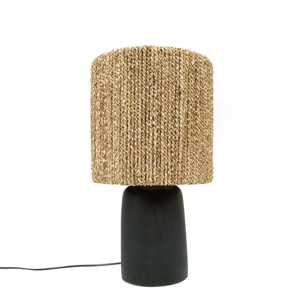 Nowoczesna lampa stołowa czarna Natural Home Deco