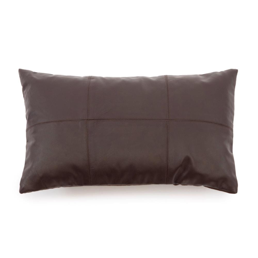 Skórzana poduszka do salonu Natural Home Decor