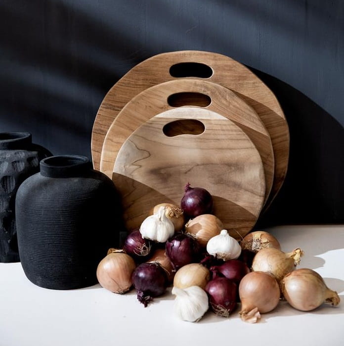 okrągła deska kuchenna gruba Natural Home Decor