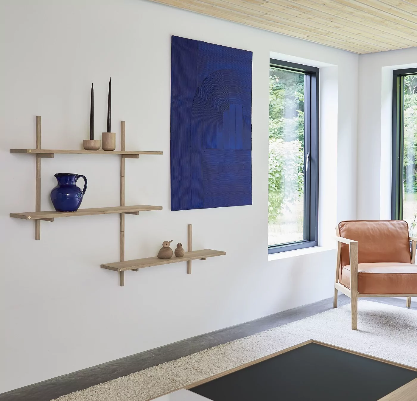 Półka na ścianę drewniana Natural Home Decor Andersen Furniture