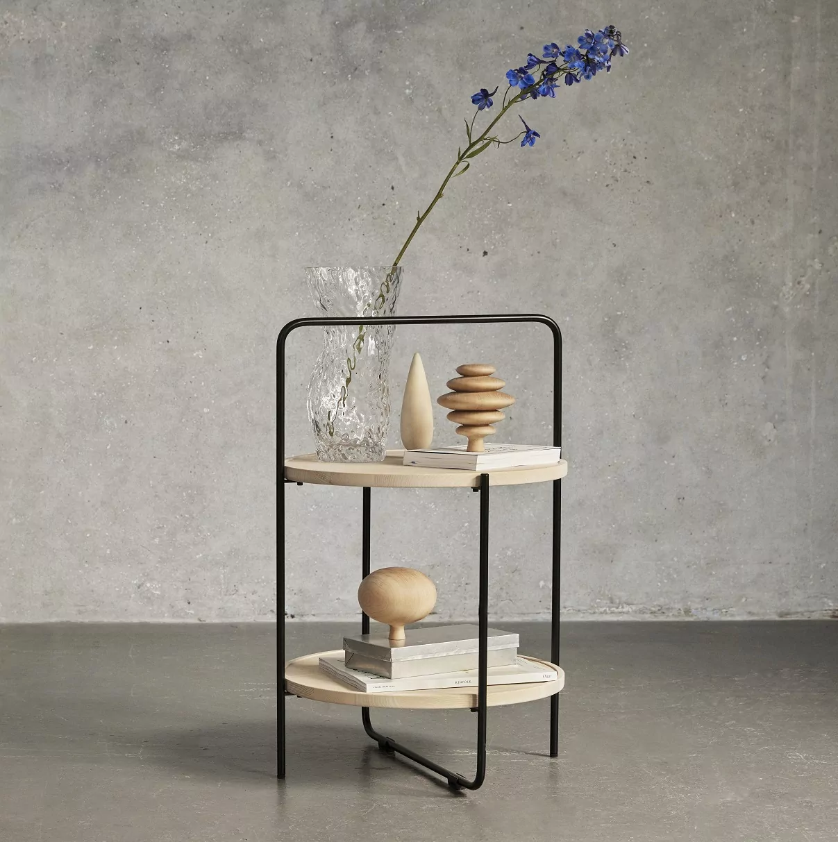 Stolik pomocniczy okrąłgy Natural Home Decor