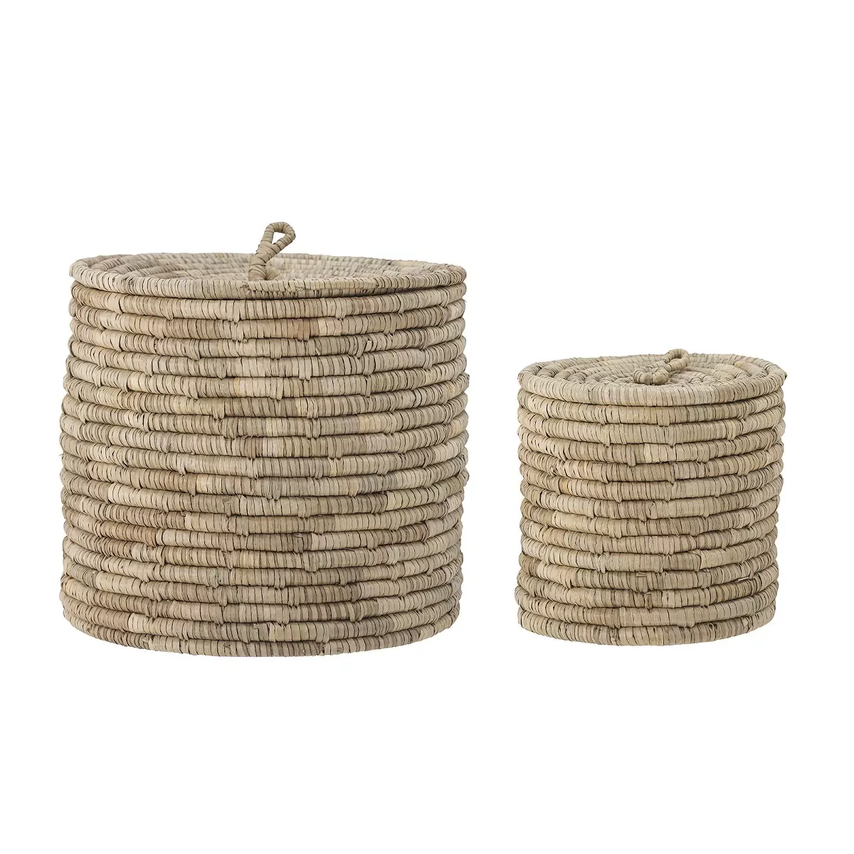 Kosze z trawy morskiej z pokrywą Bloominville Natural Home Decor