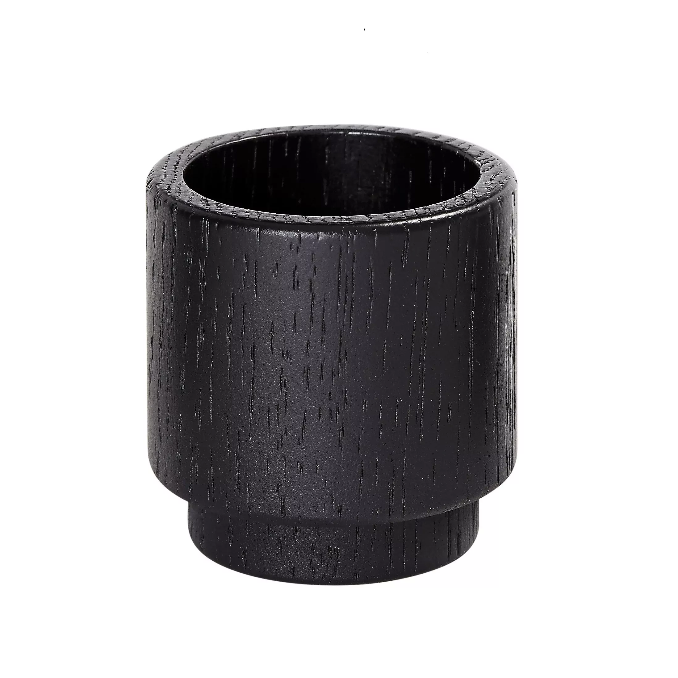 Drewniany świecznik na tealighty czarny Andersen Furniture Natural Home Decor